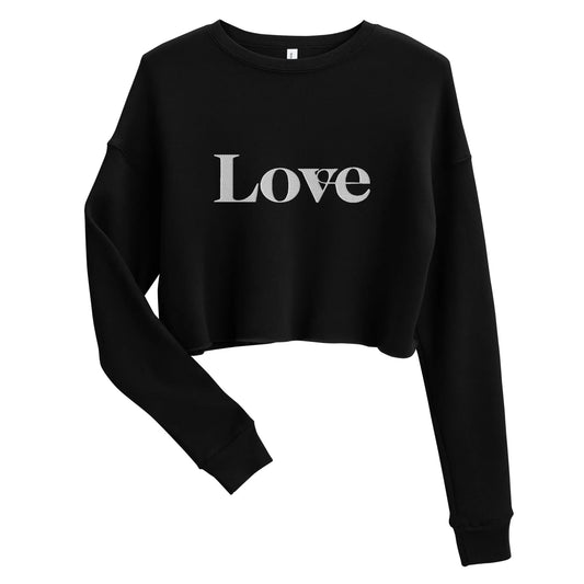Cropped LOVE Sweatshirt Ellie Day Activewear