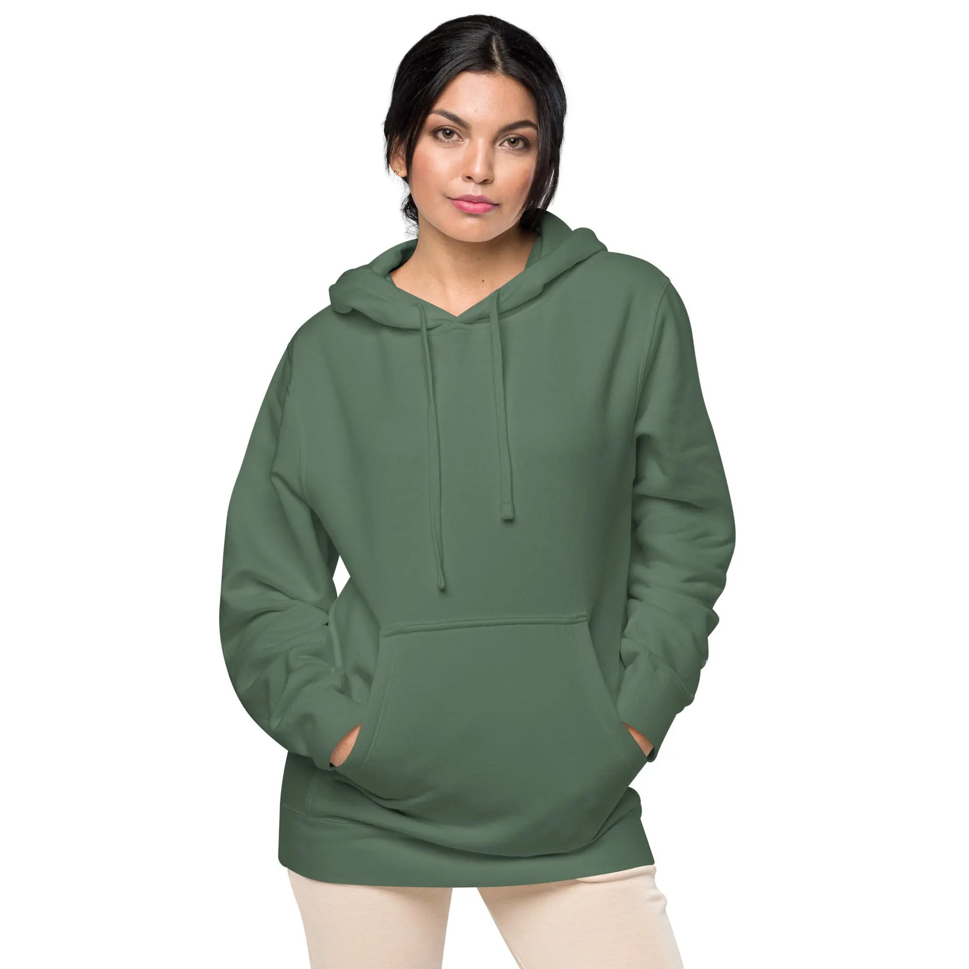 Ellie Day Cotton Pigment Dyed Evil Eye Hoodie Ellie Day Activewear