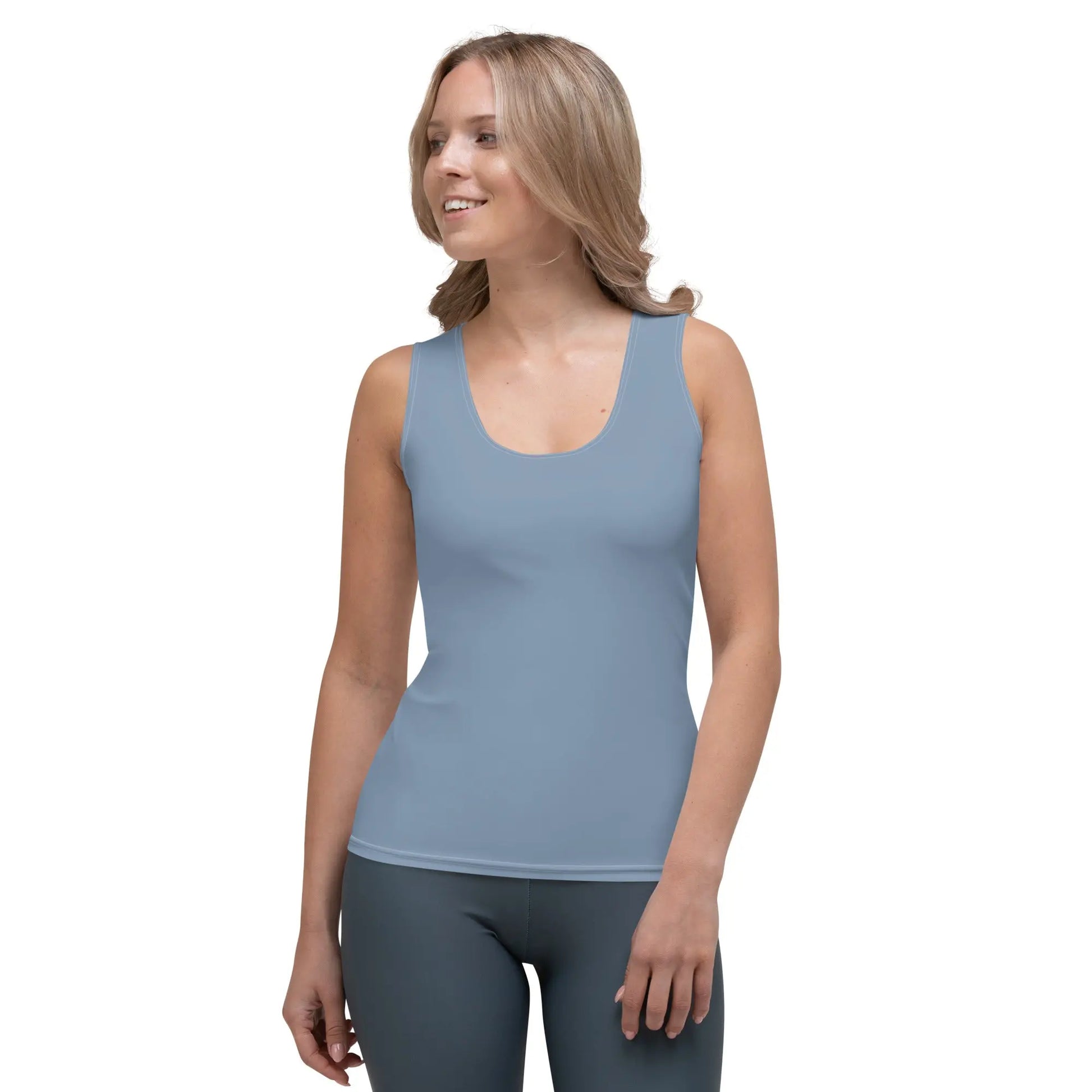 Ellie Day Favorite Activewear Tank in Blue Ellie Day Activewear