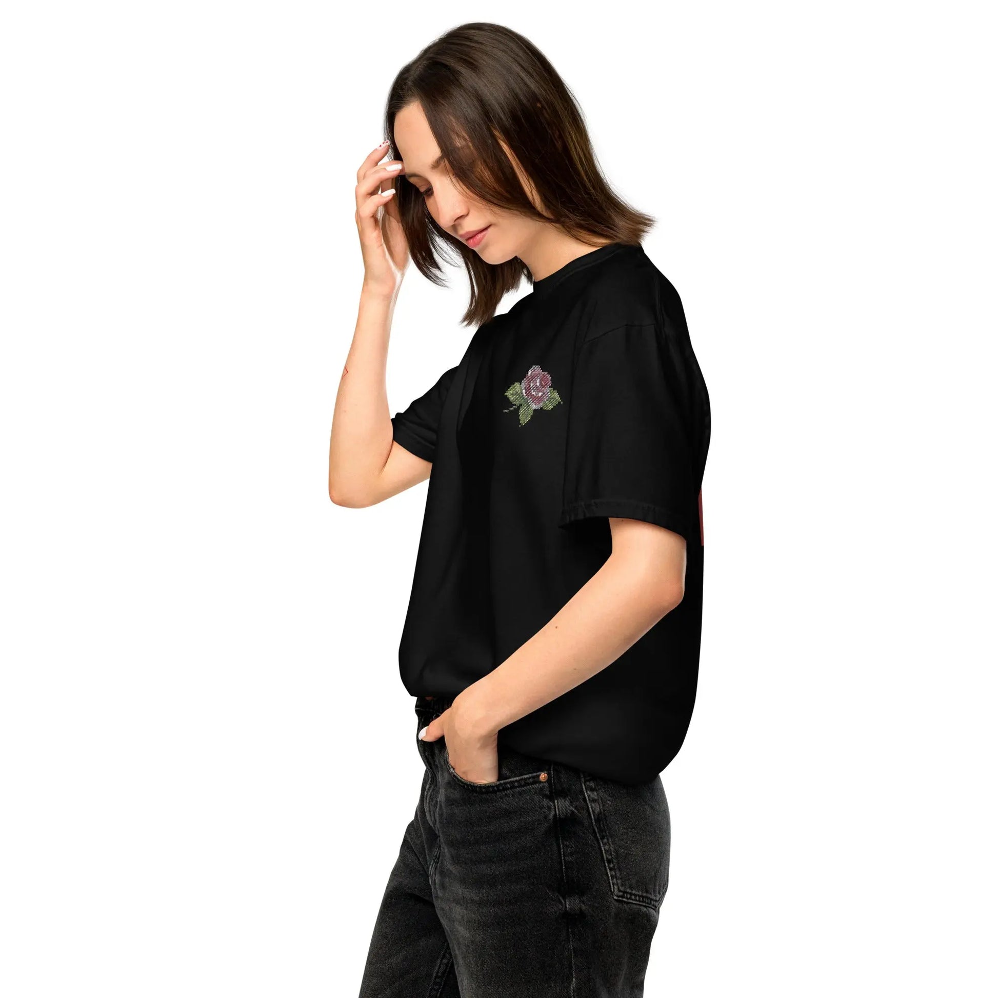 Ellie Day Heavy Tee with Embroidery Ellie Day Sportswear