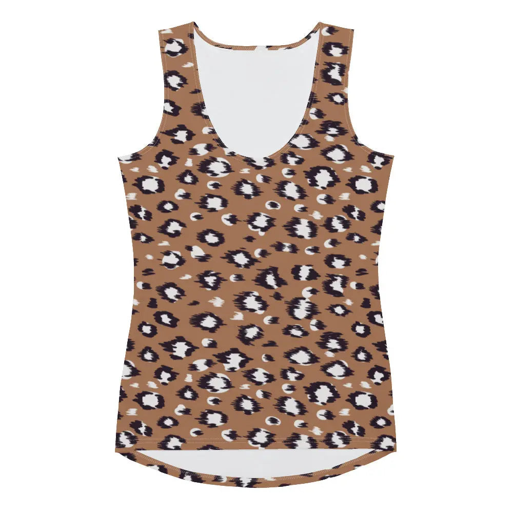 Ellie Day Leopard Print Activewear Tank Ellie Day Sportswear