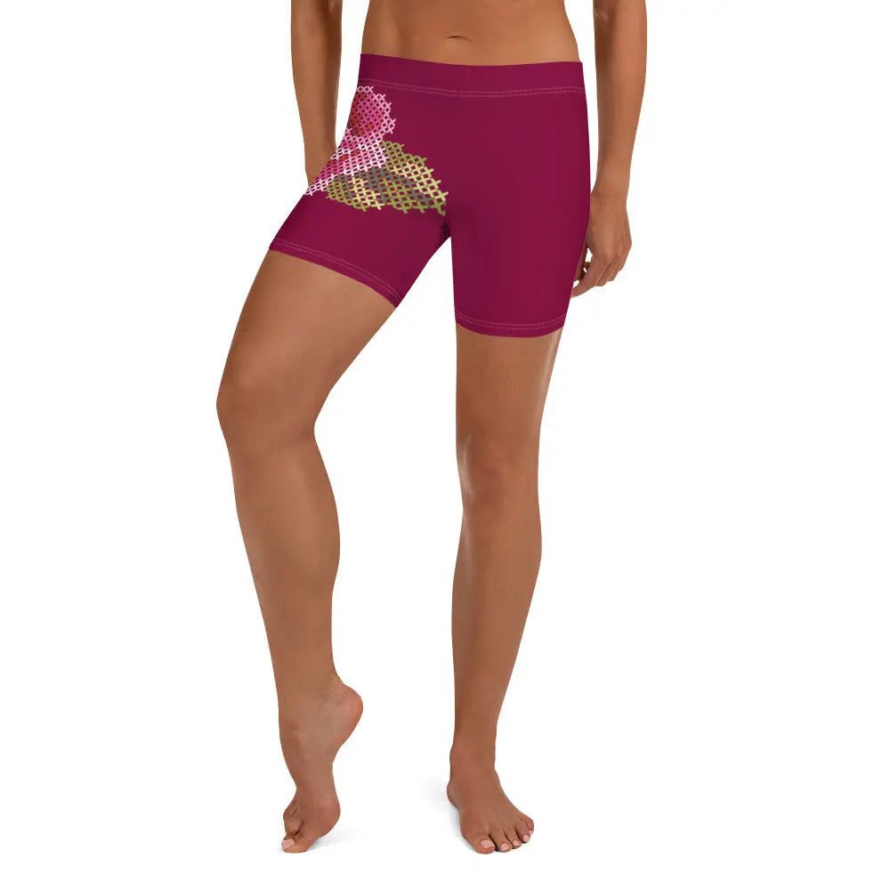 Ellie Day Rose Workout Shorties Ellie Day Sportswear