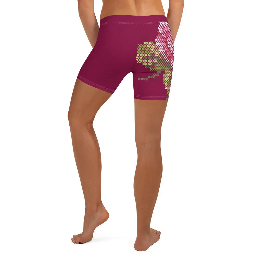 Ellie Day Rose Workout Shorties Ellie Day Sportswear