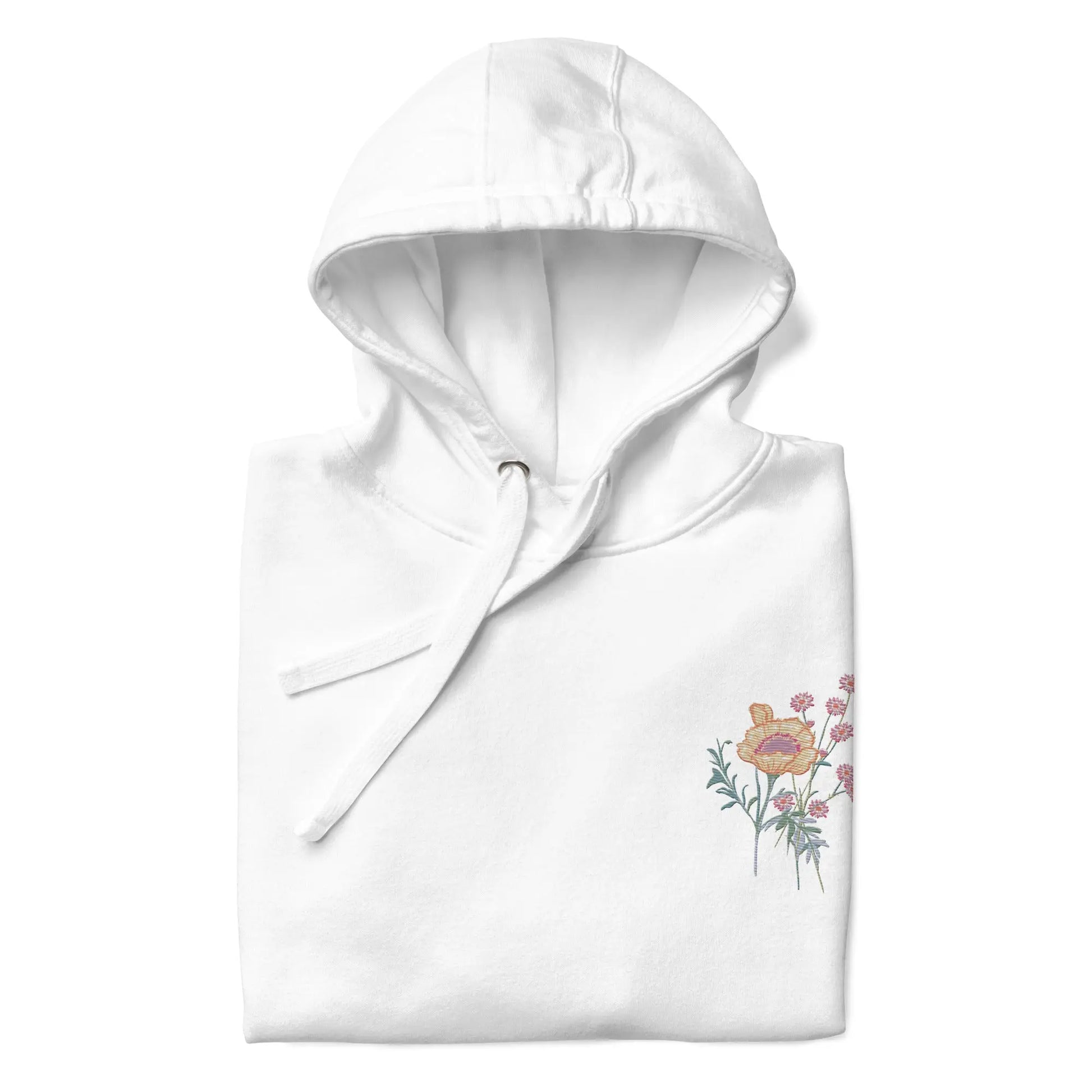 Embroidered Flower Hoodie Ellie Day Activewear