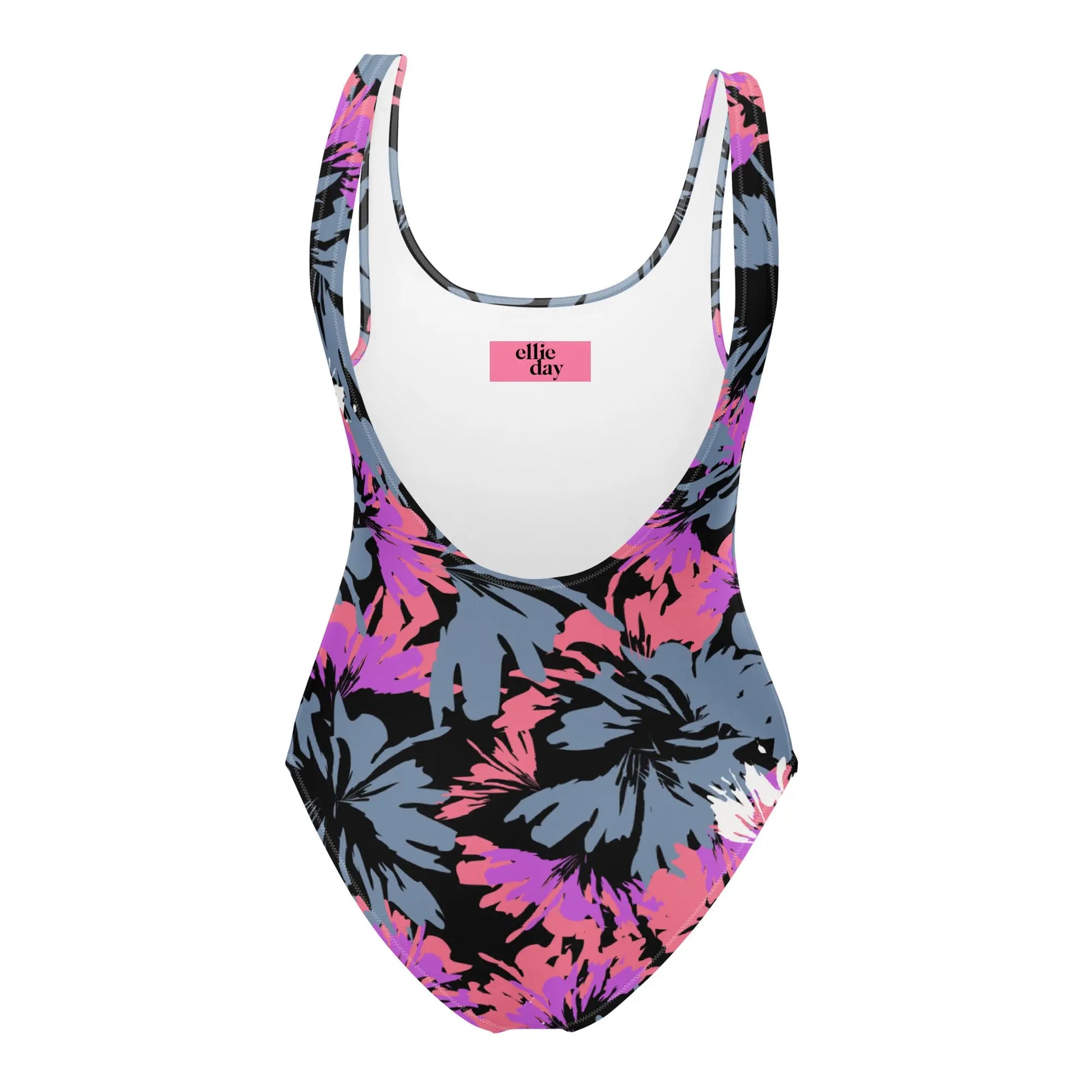 Hibiscus Women's One-Piece Scoop Swimsuit Ellie Day Activewear