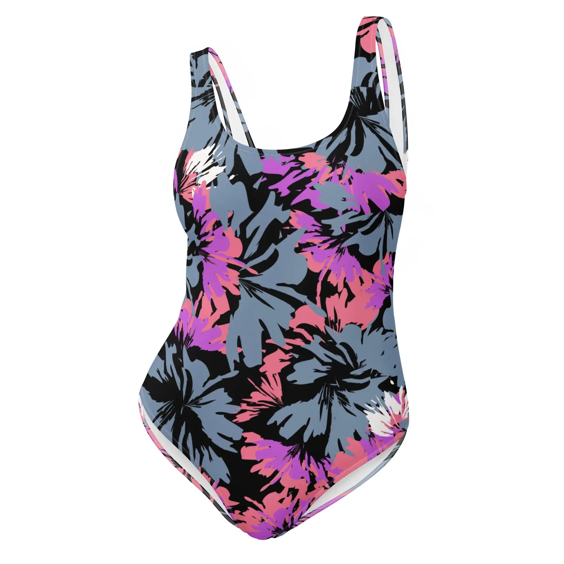 Hibiscus Women's One-Piece Scoop Swimsuit Ellie Day Activewear