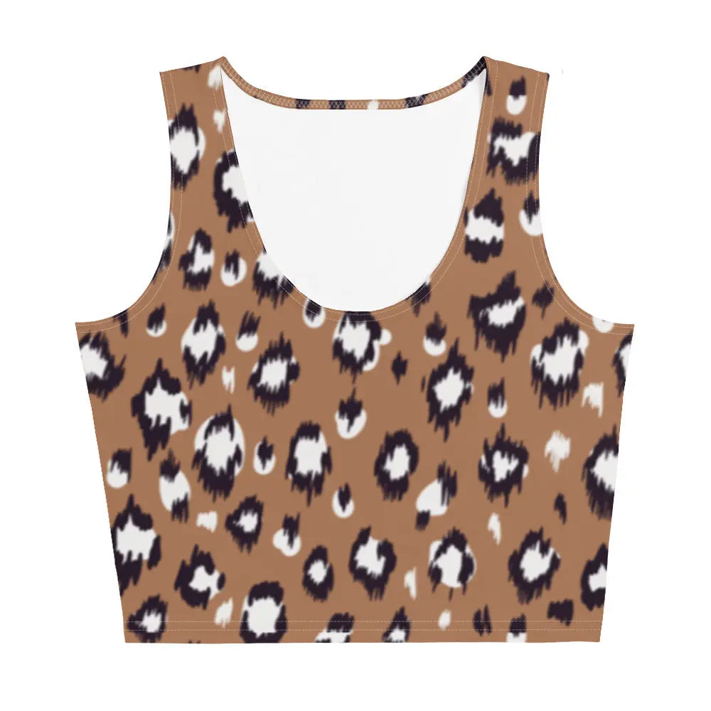 Leopard Activewear Crop Top Ellie Day Activewear