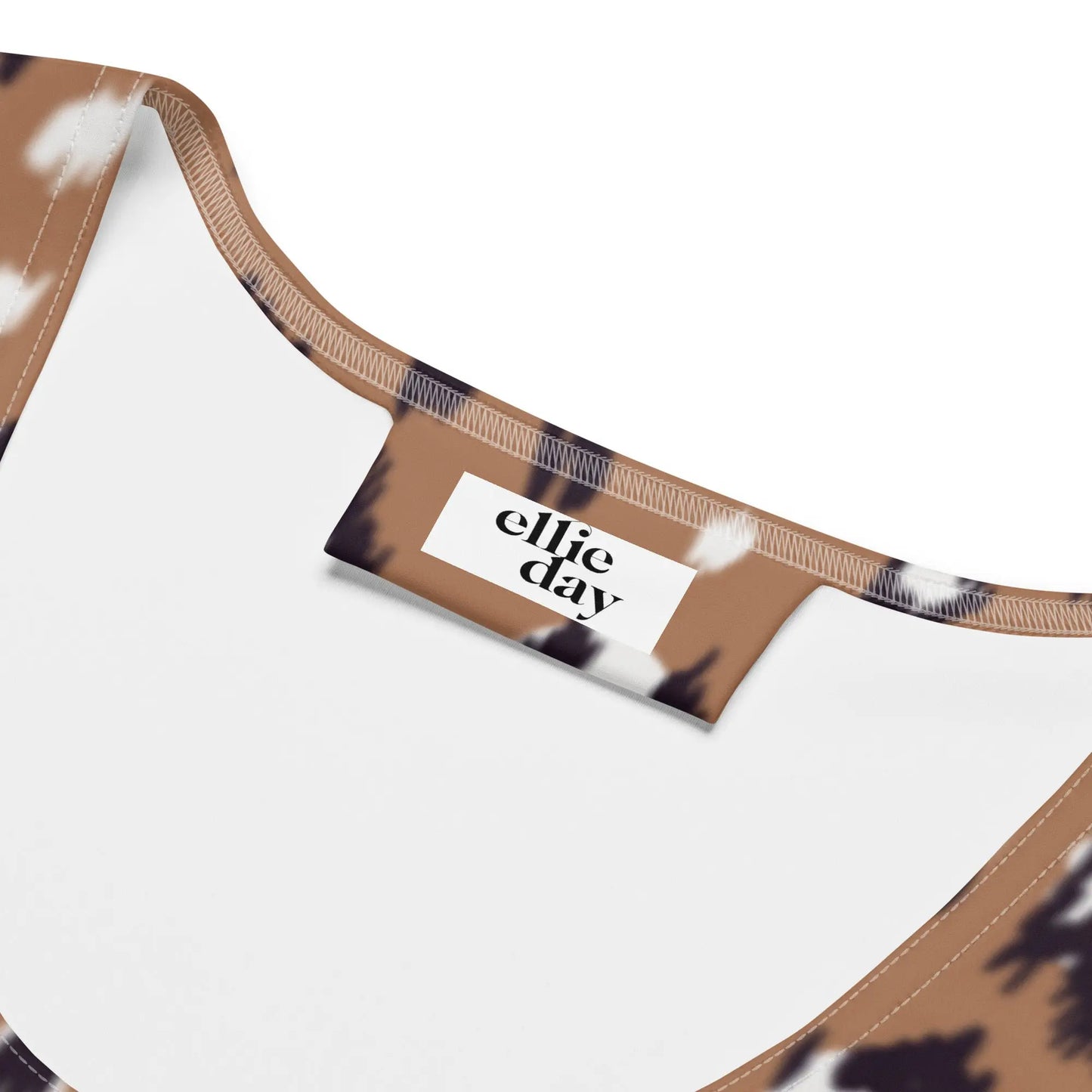 Leopard Activewear Crop Top Ellie Day Activewear