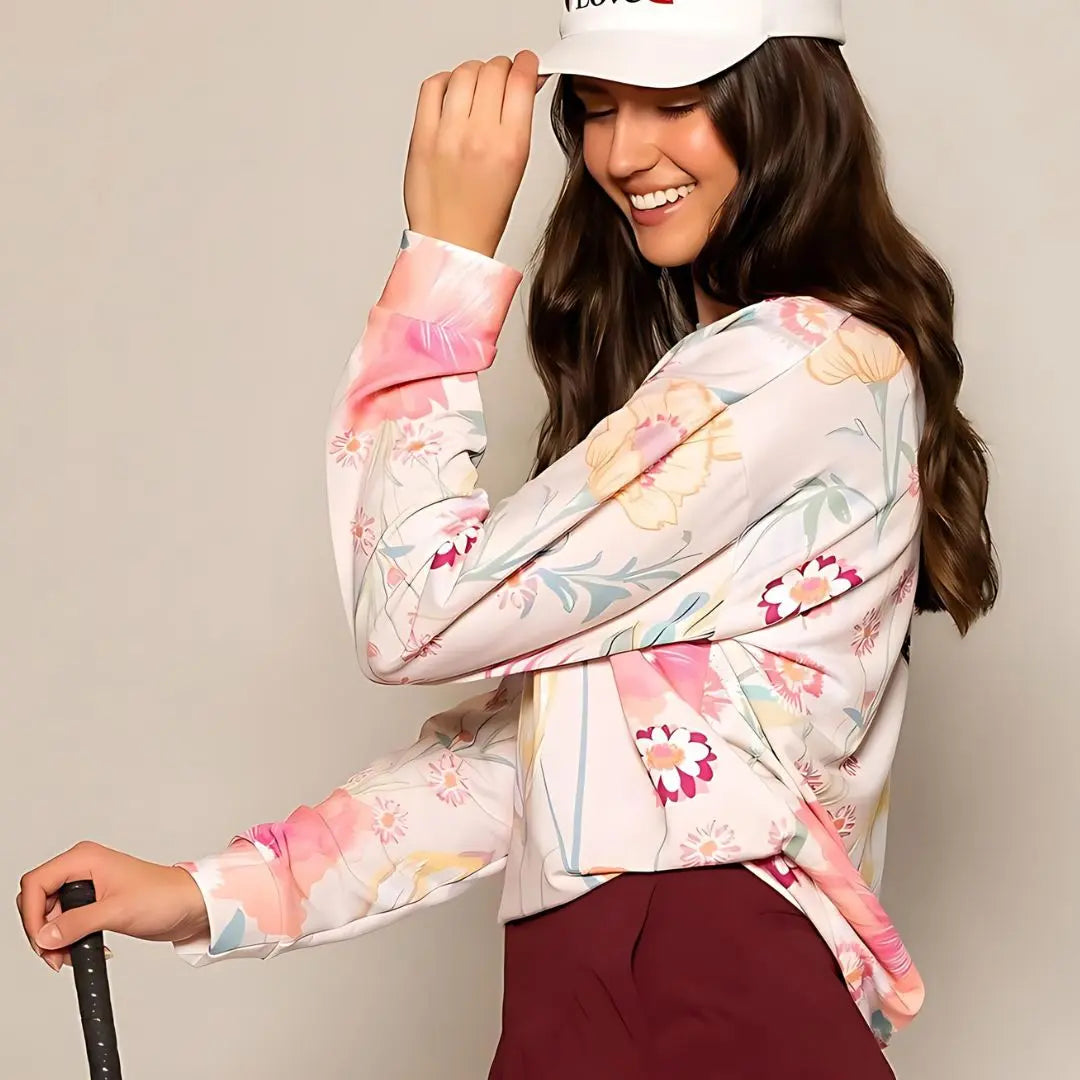 Perfectly Oversized Recycled Sweatshirt in Desert Floral Ellie Day Activewear