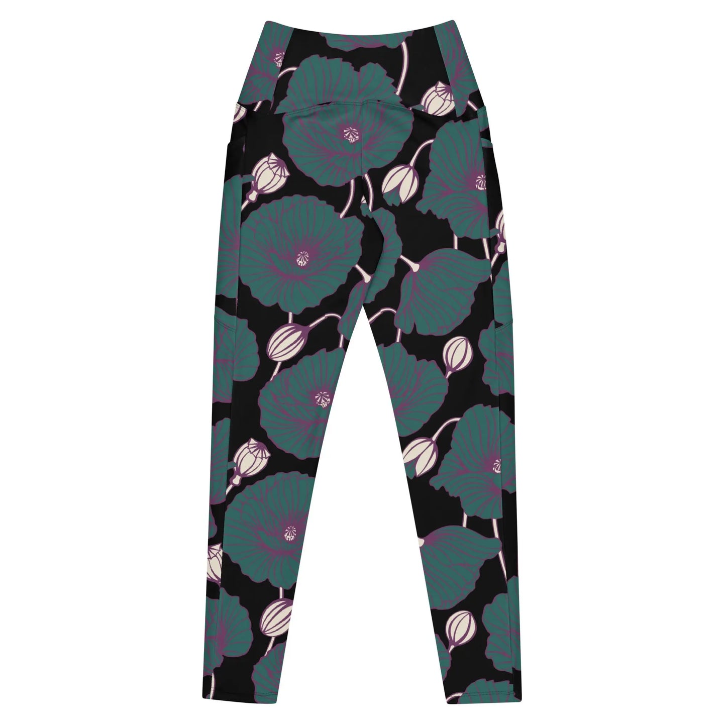 Poppy Printed Leggings with Pockets Ellie Day Activewear