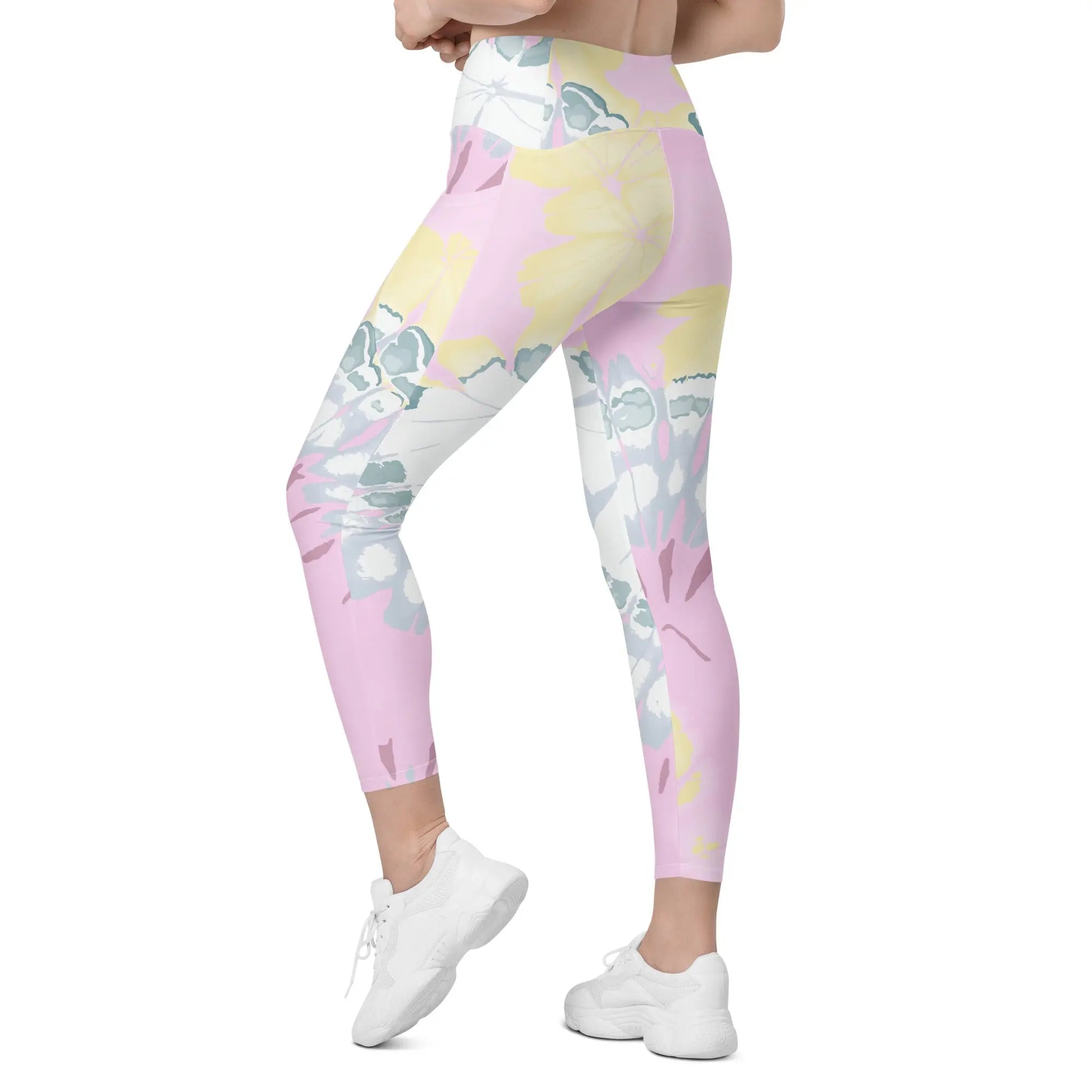 Softest.Recycled.Fabric.Printed.Leggings.with.Pockets.High.Waist.back