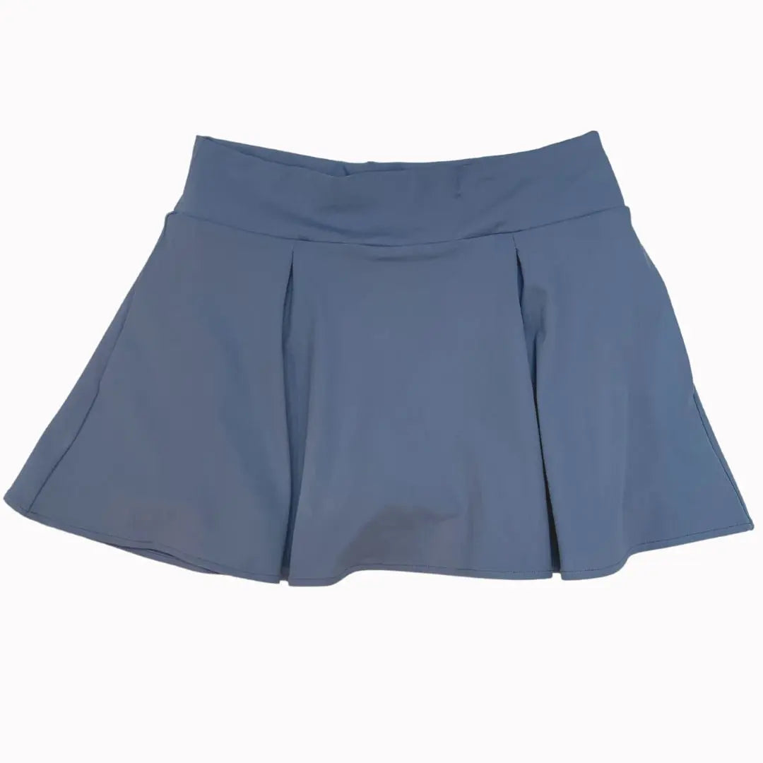Oak Park Pacific Blue Softest 14.5" Women's Golf or Tennis Skort with Pocket Ellie Day Activewear