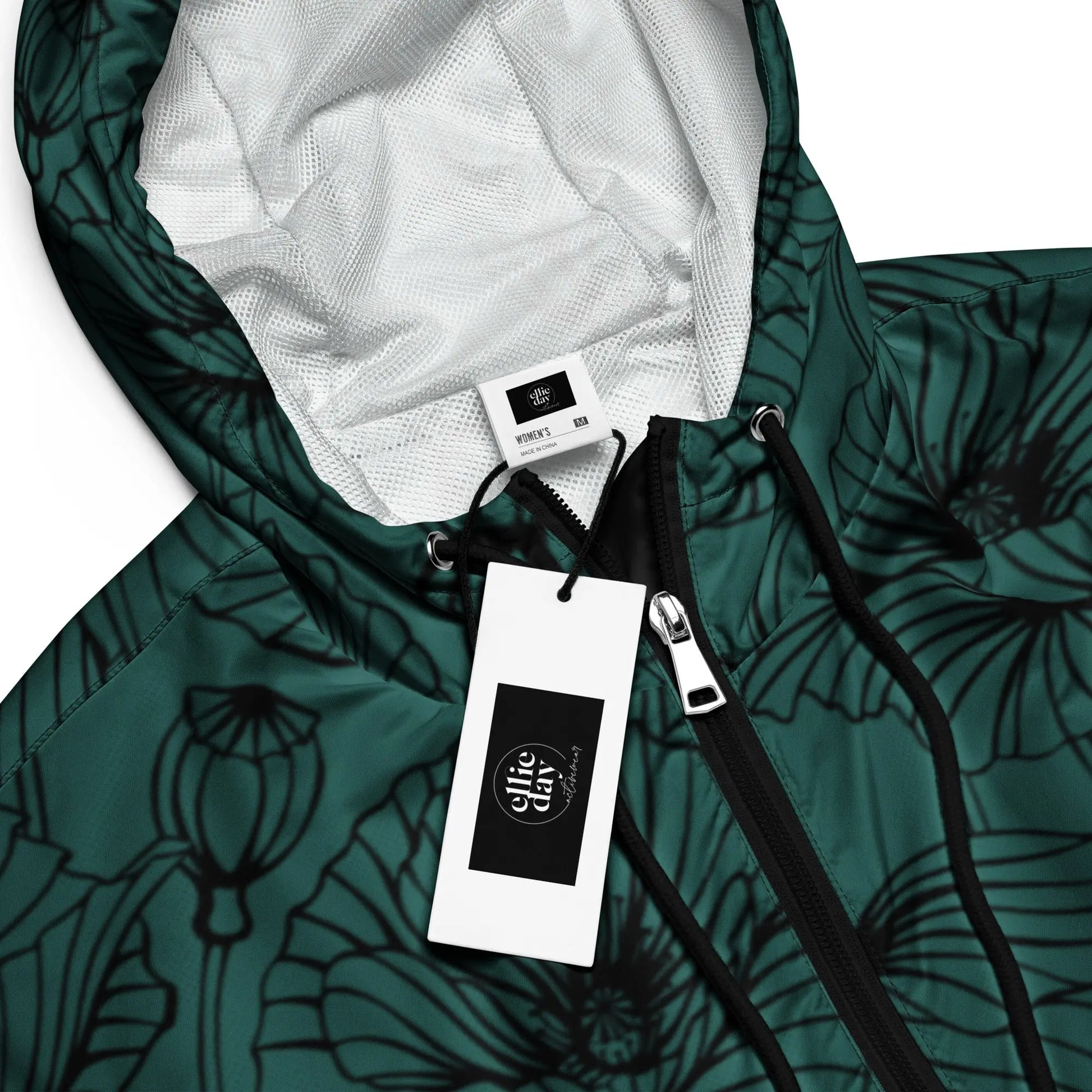 Waterproof Windbreaker Jacket with Hood Ellie Day Activewear